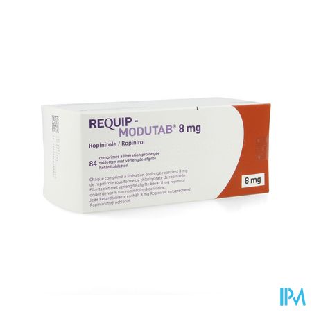 Requip-modutab 8mg Pi Pharma Verl.afg.comp 84 Pip