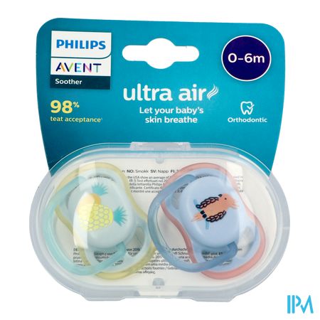 Philips Avent Fopspeen +0m Air Ananas 1