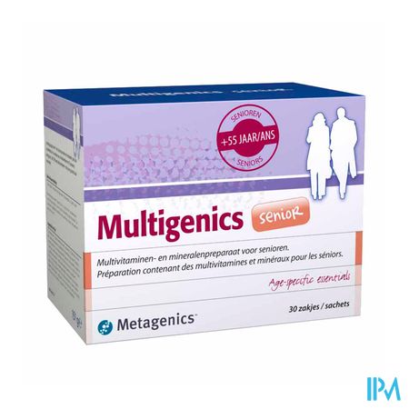 Multigenics Senior Pdr Sach 30 7287 Metagenics