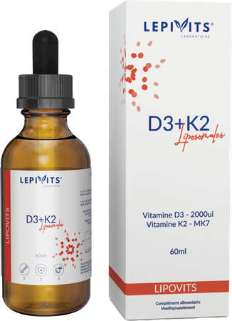 Vit D3+k2 Liposomaal Vegan Fl 60ml Lepivits 1