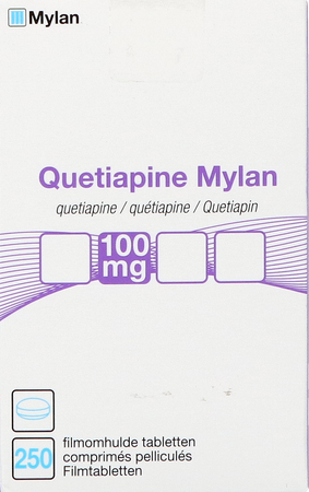 Quetiapine Mylan 100mg Filmomh Tabl 250 Fl Hdpe 1