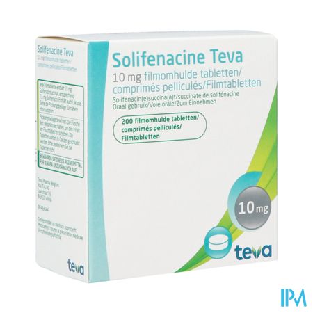 Solifenacine Teva Filmomh Tabl 2 X 100 X 10mg