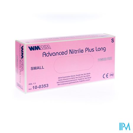 Advanced Handsch Nitril+ Long Poedervrij S 100