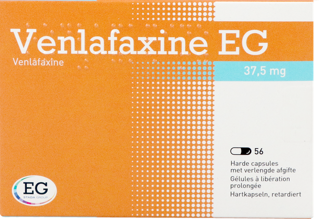 Venlafaxine EG 37,5 Mg Caps Verlengde Afgifte 56 1