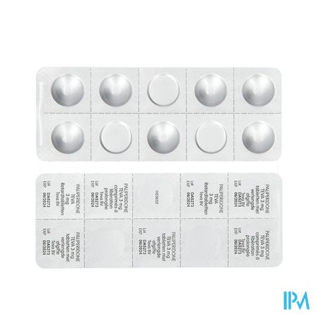 Paliperidone Teva 3mg Lib.prolongee Comp 112 X 3mg