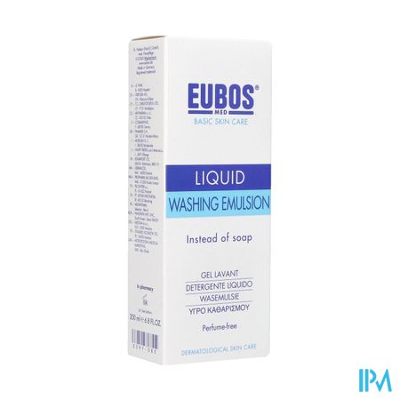 Eubos Zeep Vloeibaar Blauw N/parf 200ml