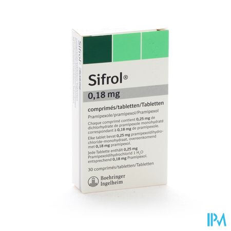 Sifrol Comp Sec 30 X 0,18mg