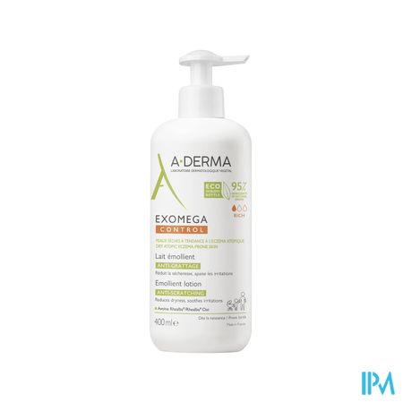 Aderma Exomega Control Melk Emolierend 400ml 2