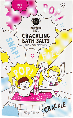 Nailmatic Kids Knetterend Badzout Roze 60g 1