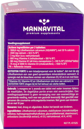 Mannavital Osteoton Forte Comp 60 6