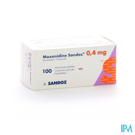 Moxonidine Sandoz Comp 100 X 0,4mg