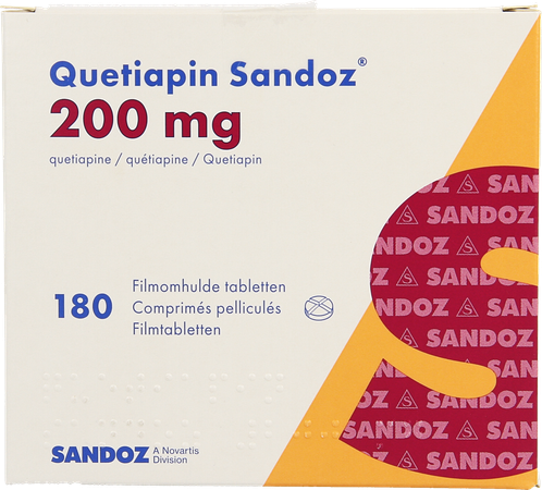 Quetiapin Sandoz Filmomh Tabl 180 X 200mg 5