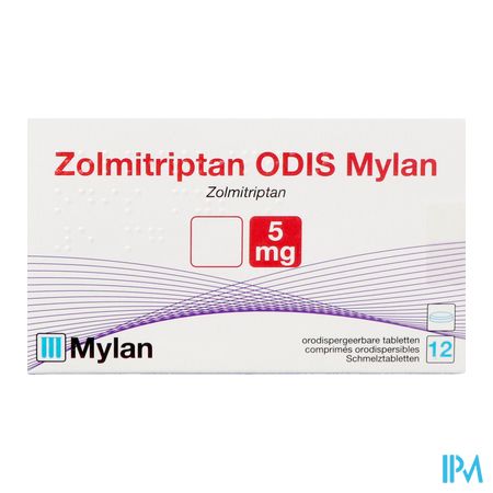 Zolmitriptan Odis Viatris 5mg Comp Orodisp. 12 4