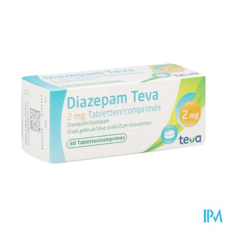 Diazepam Teva Comp 60x 2mg