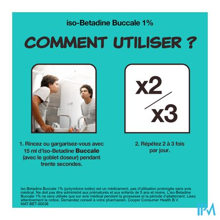 Iso Betadine 1% Nf Mondwater 200ml Ready To Use 12