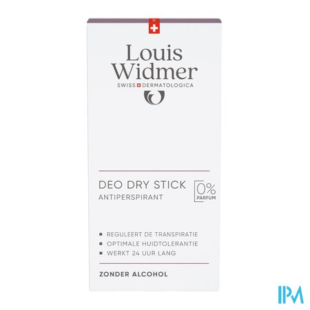 Widmer Body Deo Dry Stick A/transpirant N/parf50ml