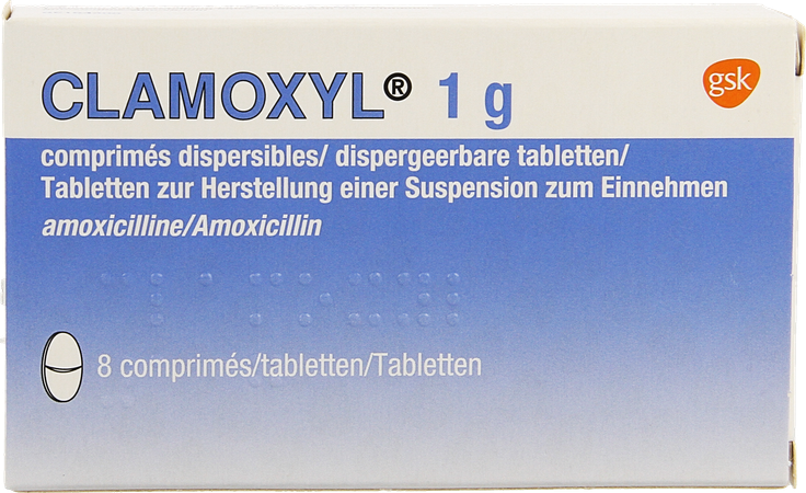 Clamoxyl 1000 "tabs" Comp 8x1000mg 2