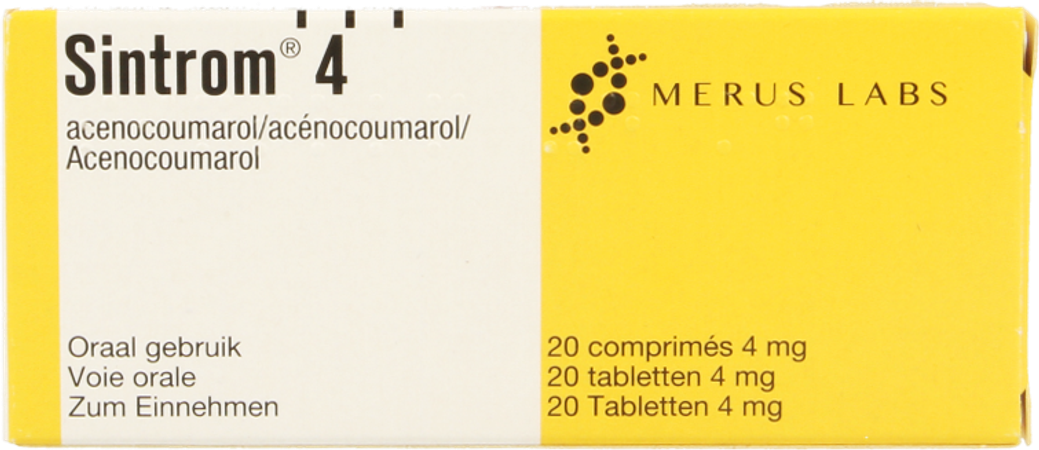 Sintrom Comp 20x4mg 2