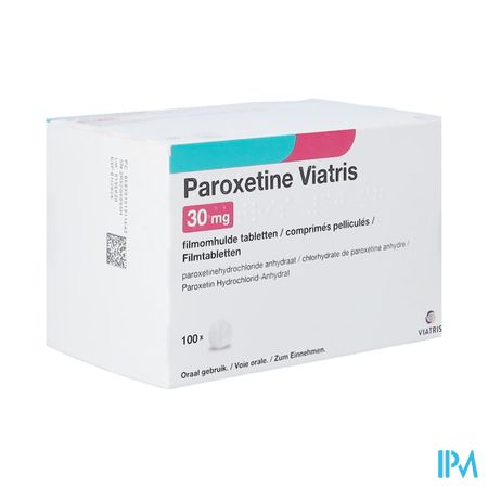 Paroxetine Viatris 30mg Tabl 100 Blister