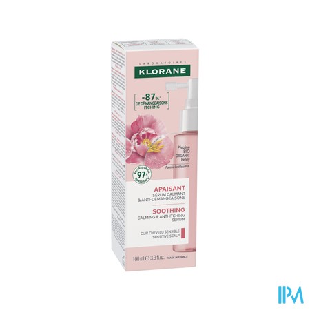 Klorane Capil. Sos Serum Pioenroos Bio 100ml