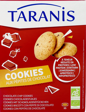 Taranis Cookies Chocoladestukjes 5x2 160g 3