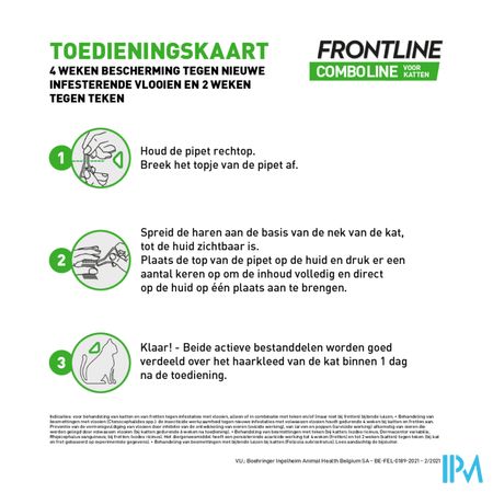 Frontline Combo Line Cat 6x0,5ml 6