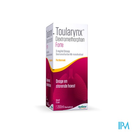 Toularynx Dextromethorphan Forte 3mg/ml Sir. 200ml