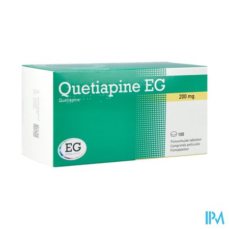 Quetiapine EG Comp Pell 100 X 200 Mg