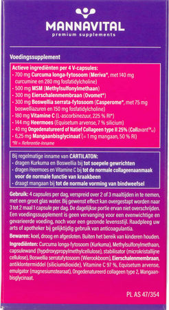 Mannavital Cartilaton V-caps 120 6