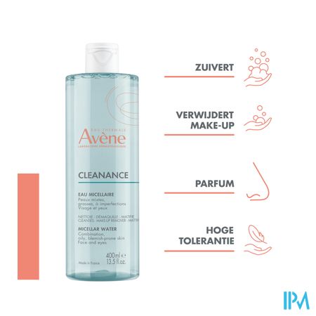 Avene Cleanance Pur Micellair Water 400ml 7