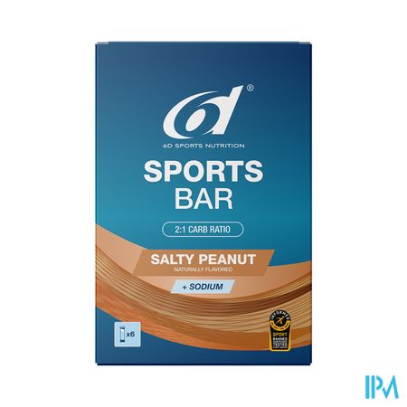 6d Sports Bar Salty Peanut + Sodium 6x46g