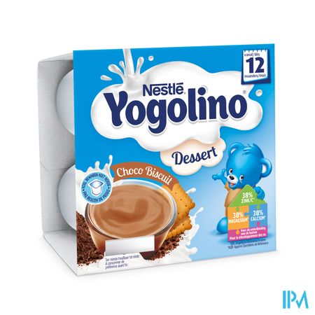 Nestle Yogolino Dessert Choco Biscuit Pot 4x100g