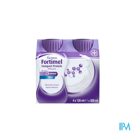 Fortimel Compact Protein 2.4kcal Neutraal 4x125ml