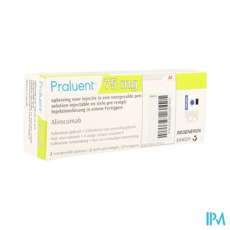 Praluent 75mg Opl Inj Voorgev.pen 2 X 75mg