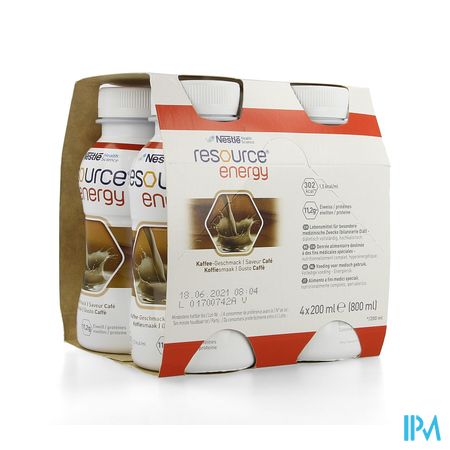 Resource Energy Drink Koffie 4x200ml