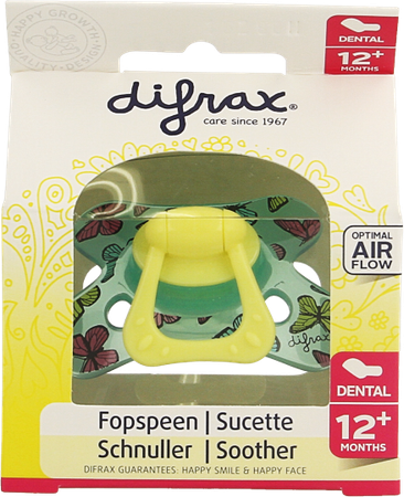 Difrax Fopspeen Dental Semi Filled Girl +12m 346 3