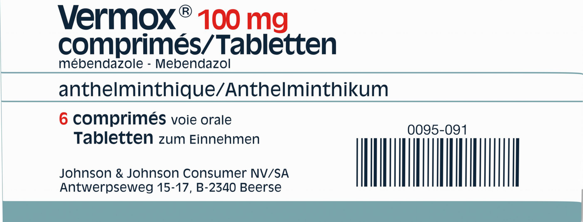 Vermox Tabl 6x100mg 3