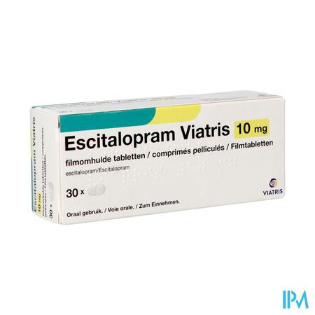 Escitalopram Viatris 10mg Filmomh Tabl 30