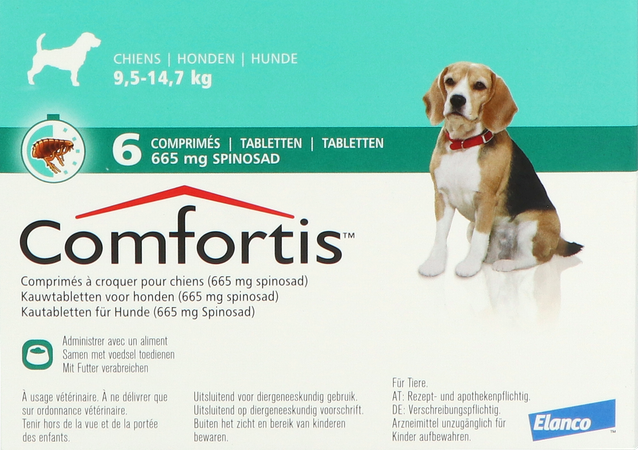 Comfortis 665mg Hond Kauwtabletten 6 2