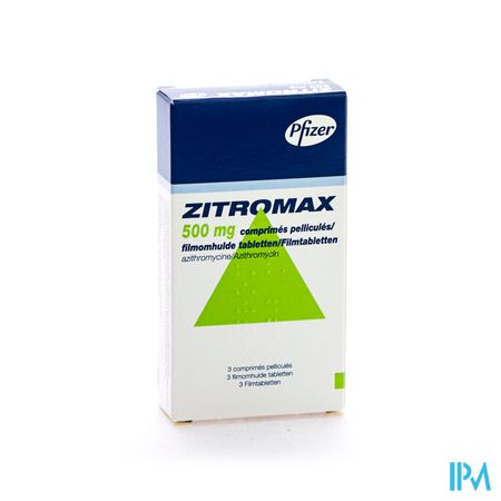 Zitromax 500mg Filmomh Tabl 3 X 500mg