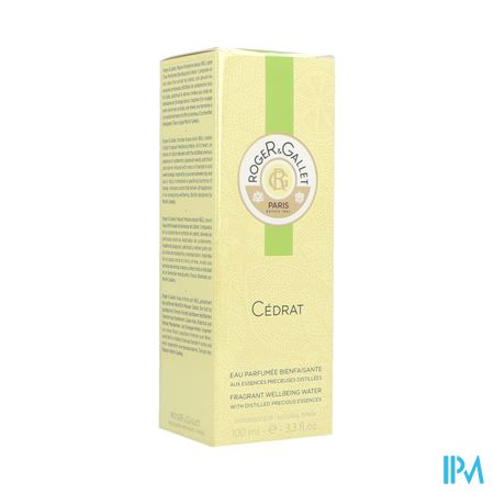 Roger&gallet Cedrat Fris Water Parf Vapo 100ml