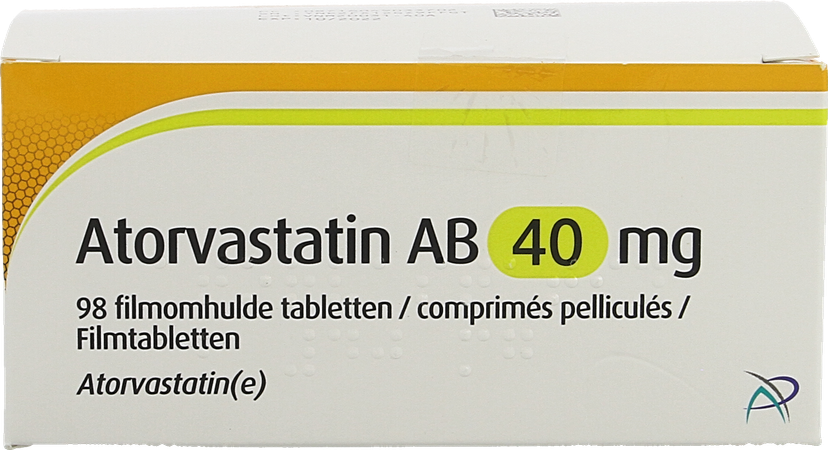 Atorvastatin Ab 40mg Film.tabl 98 Pvc/pe/pvdc/alu 1