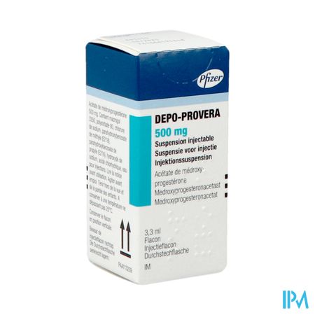 Depo-provera 500 Vial 1x500mg/3,3ml