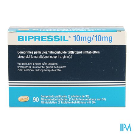 Bipressil 10mg/10mg Filmomh Tabl 90 Pip 1