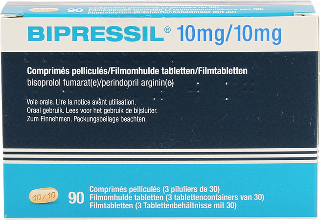 Bipressil 10mg/10mg Comp Pell 90 Pip 1
