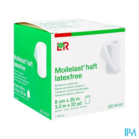 Mollelast Haft Bande Adh Latex Free 8cmx20m 89597