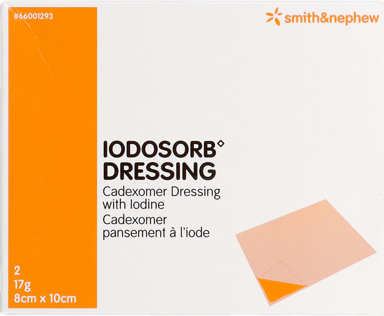 Iodosorb Dressing 17g 8x10cm 2 66001293 1