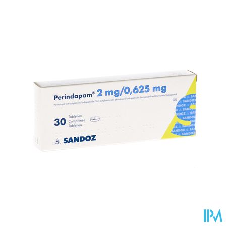 Perindopril/indapamide Sandoz Tabl 30x2mg/0,625mg
