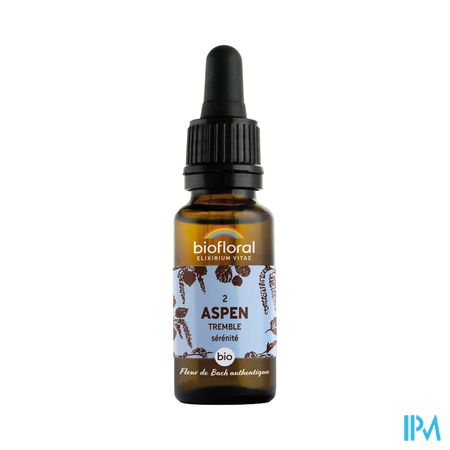 Biofloral Bachbloesem 02 Aspen Ratelpopul.bio 20ml