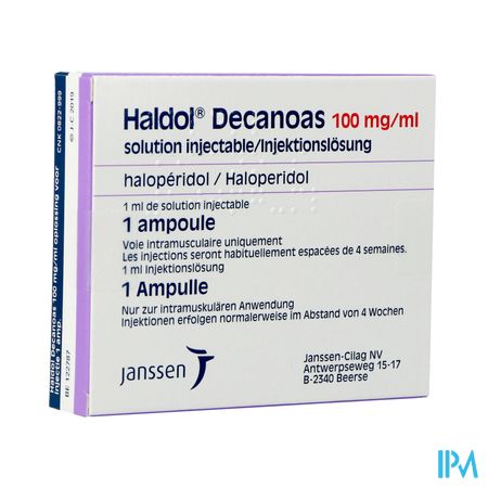 Haldol Decanoas Amp 1 X 1ml 100mg/ml